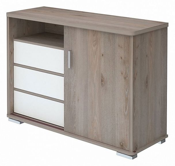 Тумба комбинированная Домино нельсон ТБ-45 НБЕ Белый/Нельсон - Вид 1