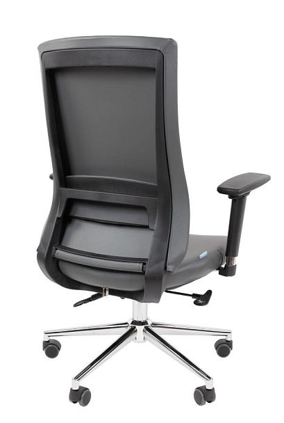 Офисное кресло Chairman 500LUX Россия экокожа cерый БП - Вид 4