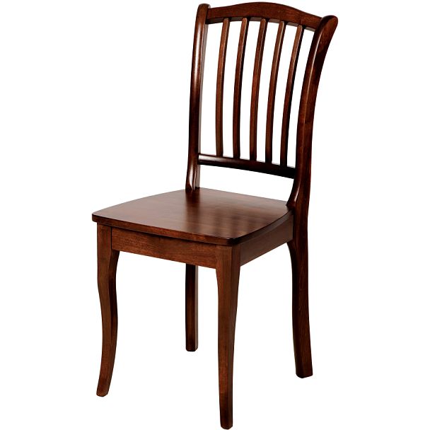 Комплект деревянных стульев с жестким сиденьем Элин Темный орех, 2 шт. - Вид 1