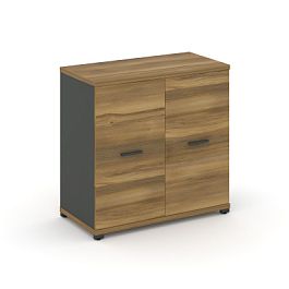 Concept Шкаф 1 широкая секция, 2 ниши CN.STS.E-213 A Сандал Янтарный/Антрацит/Металл Антрацит 836*420*818 - Фото предпросмотра