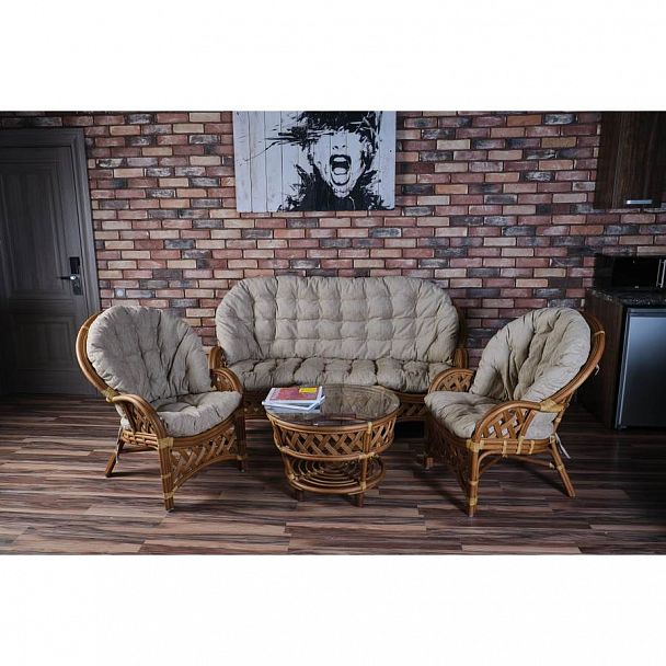 Комплект Черчилль / Рузвельт с 3х местным диваном - Вид 11