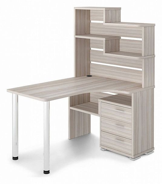 Стол компьютерный Домино СР-132 Карамель правый - Вид 1