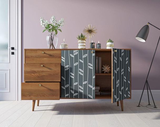 Комод Berber с двумя дверками и ящиками 18 принт арт BB05/Print_18 - Вид 2