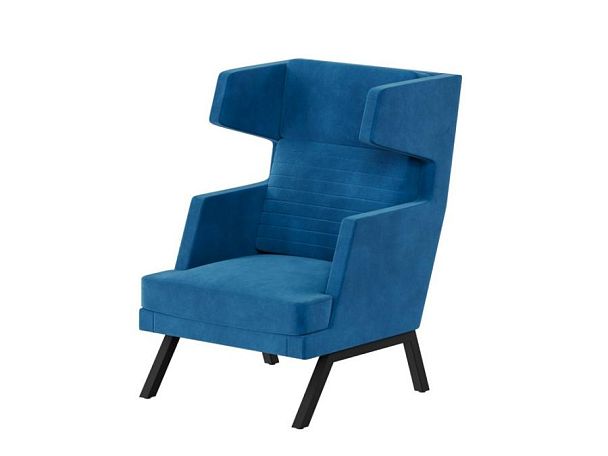 Aldo Кресло высокое ALD-01 Velutto 54/Металл Черный 790*960*1180 - Вид 1