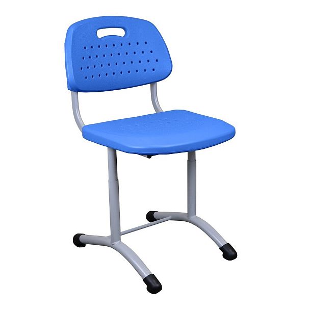 Школьный стул BOCCA, синий (каркас RAL 7040 серый), гр.5-7 - Вид 1