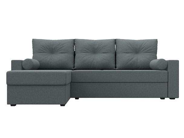 Диван угловой Верона Лайт левый угол Рогожка серый - Вид 2