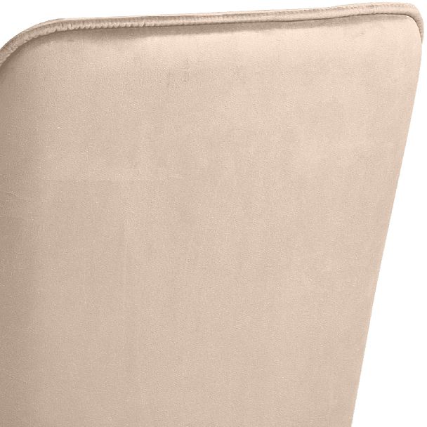 Полубарное поворотное кресло Мони К, Confetti cream/черный - Вид 11