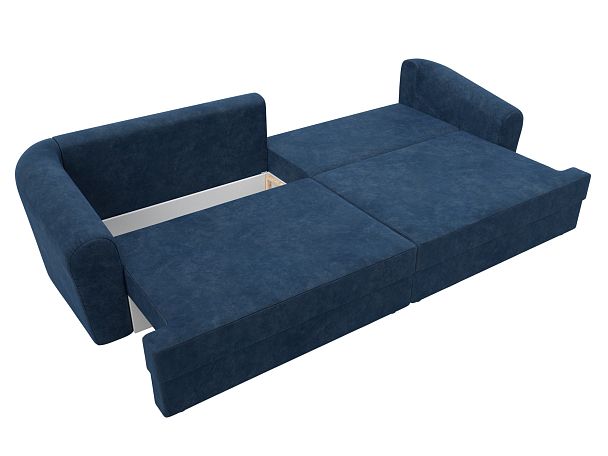 Диван прямой Милтон Велюр синий - Вид 9