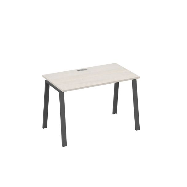 Стол письменный на металлокаркасе TRE A4 А4 Б3 013 БП дуб / металлокаркас антрацит - Вид 1