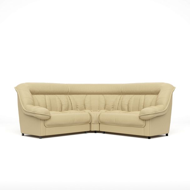 Диван угловой 2У2 Эдельвейс Ed/2y2/cn1123 бежевый - Вид 1