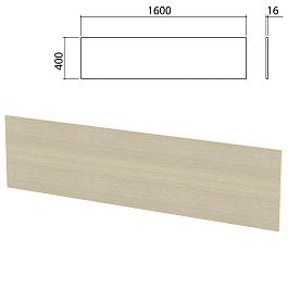 Экран-перегородка "Канц" 1600х16х400 мм, БЕЗ ФУРНИТУРЫ (код 640237), цвет дуб молочный, ЭК13.15 - Фото предпросмотра