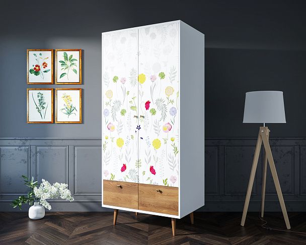 Шкаф двухстворчатый "Berber" принт 7 - Вид 5