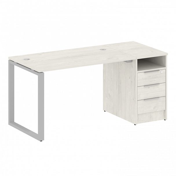 Рабочая станция "Metal System" БО.РС-СТП -1.2 дуб наварра/серый - Вид 1