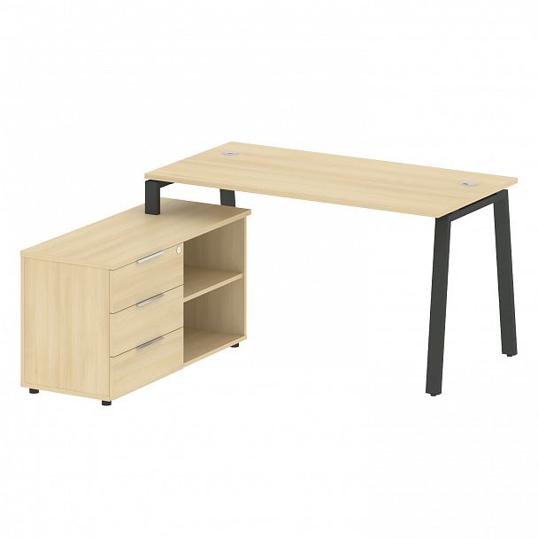 Рабочая станция "Metal System" БА.РС-СТС-2.3 акация/антрацит - Вид 2