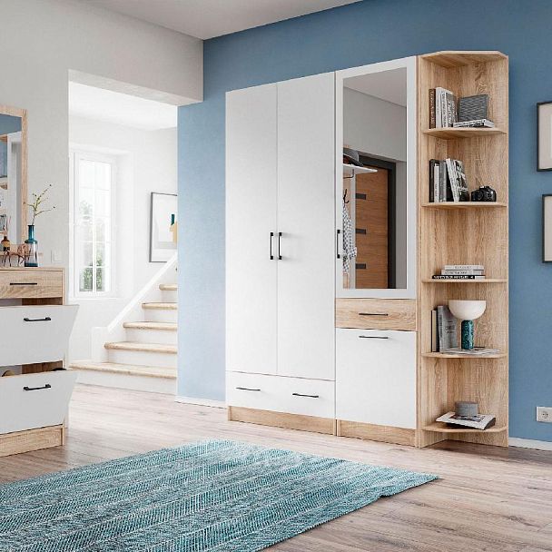 Прихожая Денвер угловое завершение-1 дуб сонома - Вид 2