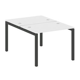 Metal System Quattro Р. ст. на П-образном м/к 50БП.РАС-СП-2.1 Белый/Антрацит металл 1000*1475*750 - Фото предпросмотра