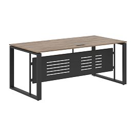 Стол руководителя EST 189M Кария Пальмира/Антрацит 1800х900х750 ENIO - Фото предпросмотра