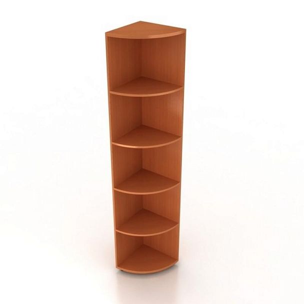 Стеллаж угловой Менеджер Ш-08Г вишня - Вид 1