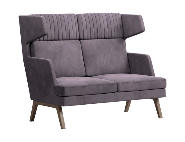 Диван Everprof Marko двухместный высокий Ткань Коричневый Темное дерево - Вид 1