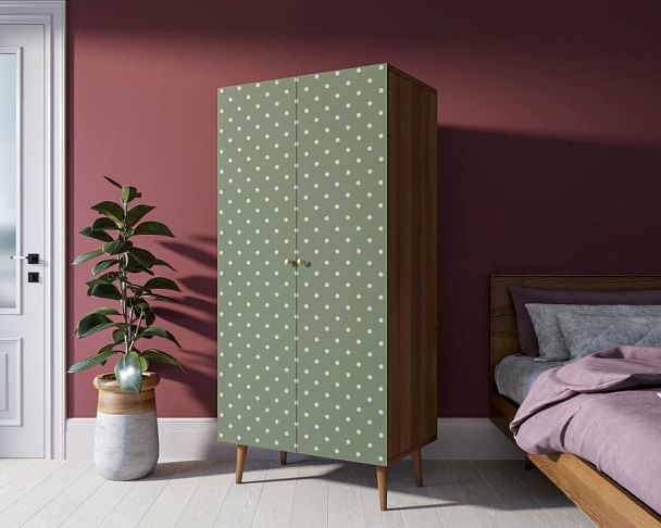 Шкаф малый двухстворчатый Berber принт 12 арт BB08/Print_12 - Вид 3