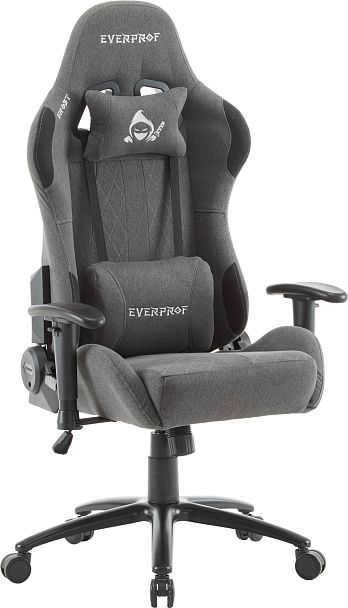 Геймерское кресло Everprof Ghost Ткань Серый - Вид 1