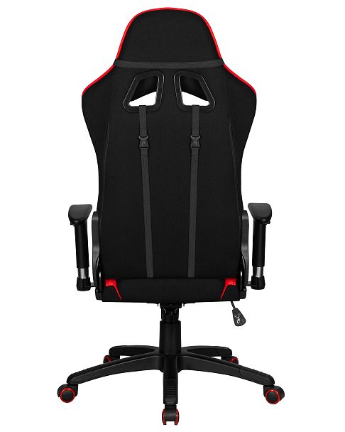 Кресло игровое DOBRIN DALLAS (черно-красная ткань) - Вид 5