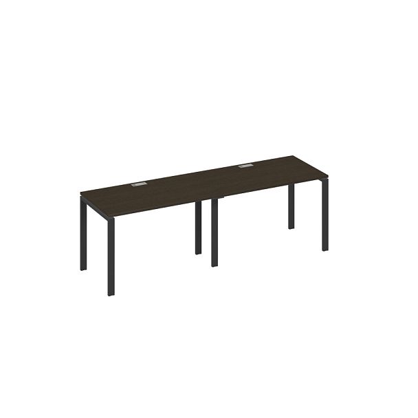 Станция на каркасе UNO 2х120 рабочая A4 А4 Б1 013-2 БП венге / металлокаркас антрацит - Вид 1