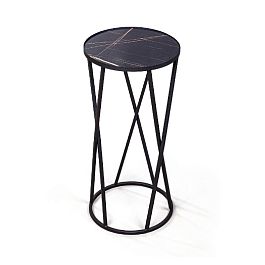 Журнальный столик Stone 01, керамика черная (арт.001.А001.A07) - Фото предпросмотра