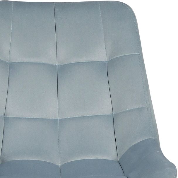 Барный поворотный стул Эйден, Confetti dusty blue/черный - Вид 8