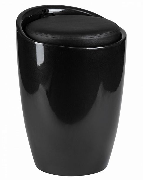 Табурет с местом для хранения LM-1100 (чёрный) - Вид 1