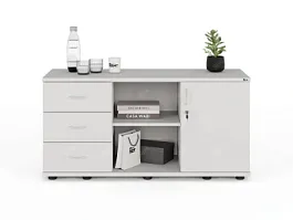 UNITY РТ3-05 БЕЛЫЙ Тумба для орг.техники 1200x450x600 - Фото предпросмотра