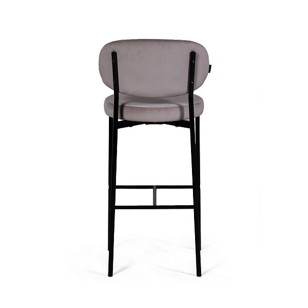 Стул барный Mason, бархат светло-серый 26 - Вид 6