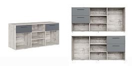 Креденция тип 2 Zion Light 150x50x69 дуб нордик - Фото предпросмотра