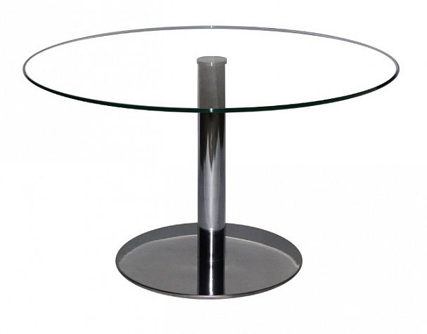 Стол журнальный Триада-17  650х650х500 хром/нержавейка "Журнальные столы" ТК-002561000769 серый - Вид 1