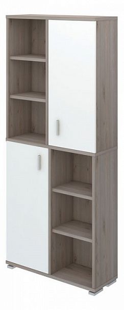 Стеллаж комбинированный Домино нельсон ПУ-30-2 Белый/Нельсон - Вид 1