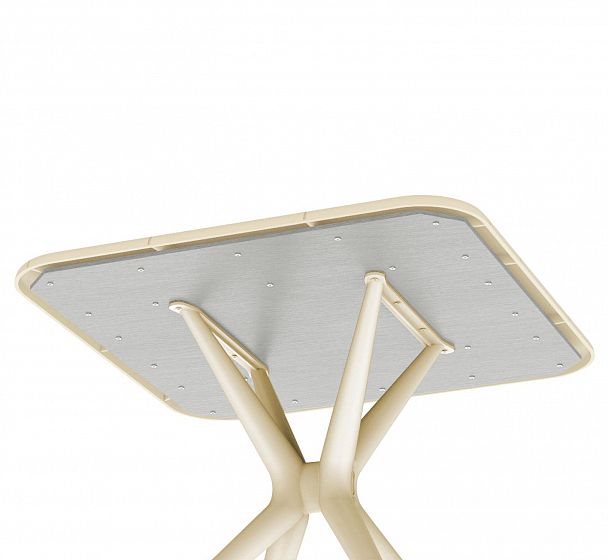 Обеденная группа Sheffilton SHT-DS128 бежевый/черный муар - Вид 7