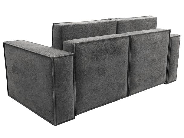 Диван прямой Куба мини Велюр серый - Вид 6