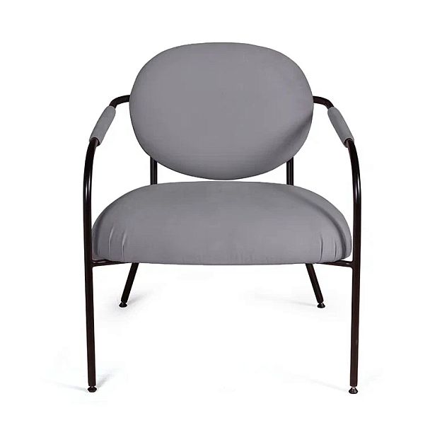 Лаунж кресло EGO, велюр серый - Вид 2