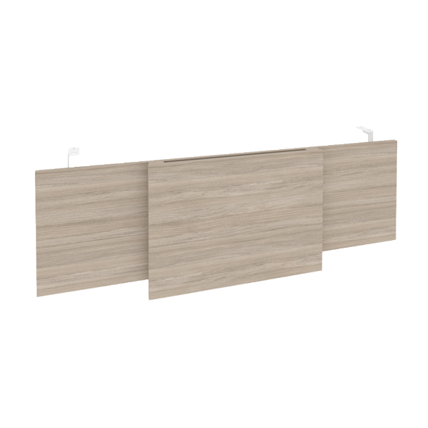 Onix Direct Царга стола руководителя O.M-CSR-4 Дуб аттик/Белый металл 1340*450*54 - Вид 1