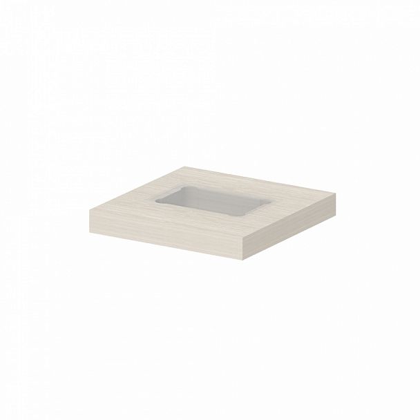 Вставка для квадратного стола на 4 человека "Форум" ПК-ФРМ-ВС20Х20-В1-30 дуб альпийский - Вид 1