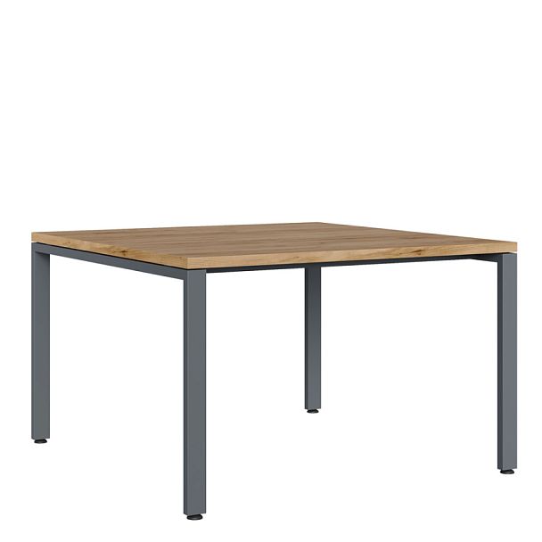 Стол для переговоров Zion Light 120x123,6x75 дуб крафт золотой - Вид 1