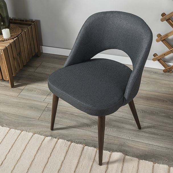 Стул Lars тёмно-серый/т.орех - Вид 13