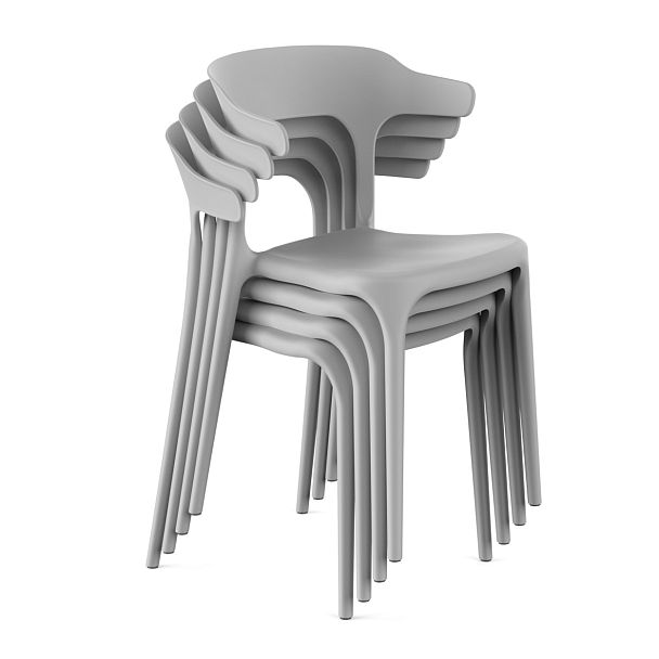 Стул Enova, серый - Вид 3