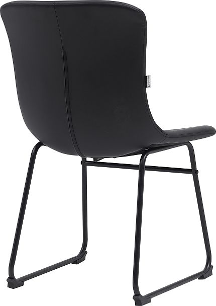 Кресло для посетителей Everprof Expo (Экспо) CF Экокожа Черный - Вид 5