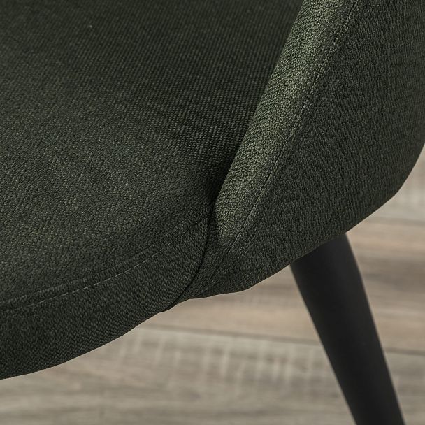 Стул Lars тёмно-зелёный/черный - Вид 13