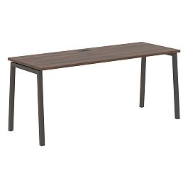Стол прямой ELST 1767 Дуб Денвер тёмный/Мокко 1760х670х750 EDIS - Фото предпросмотра