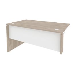 Onix Стол-приставка левый к опорным элементам O.SPR-3.8 (L) Дуб аттик/Белый бриллиант 1380*800*750 - Фото предпросмотра