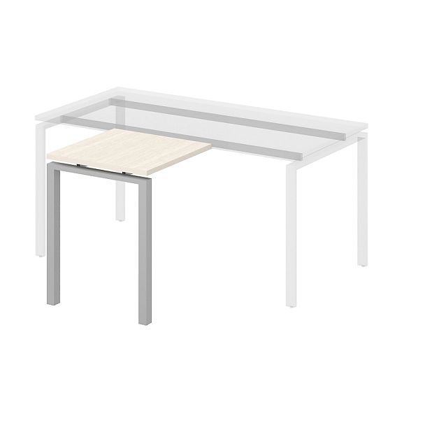 Стол приставной "Тандем-А"  ПК-ТНА-СТП60Х60-В2-30 дуб альпийский - Вид 1