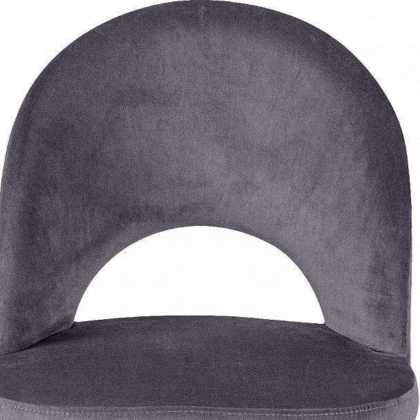 Комплект кухонных стульев Рэди серый велюр/черный, 4 шт. - Вид 7