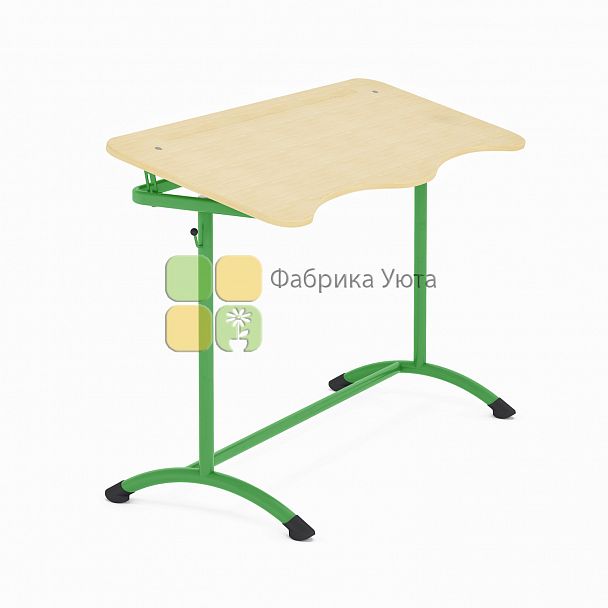 Парта "Экстра 2Р" 2-местная цвет. рег. (5-7 гр) уг. наклона - Вид 2